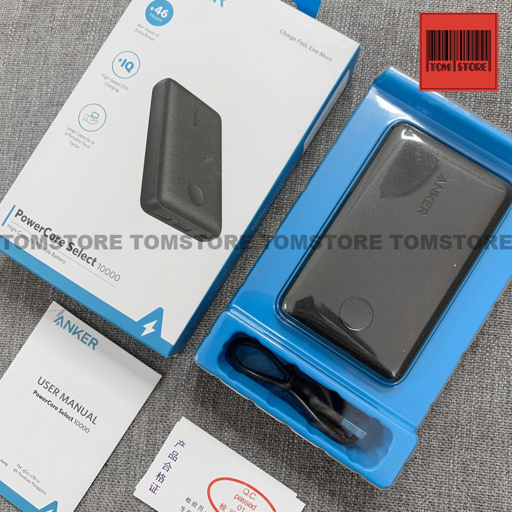 Pin sạc dự phòng 10000mAH Anker PowerCore Select 10000 - A1223