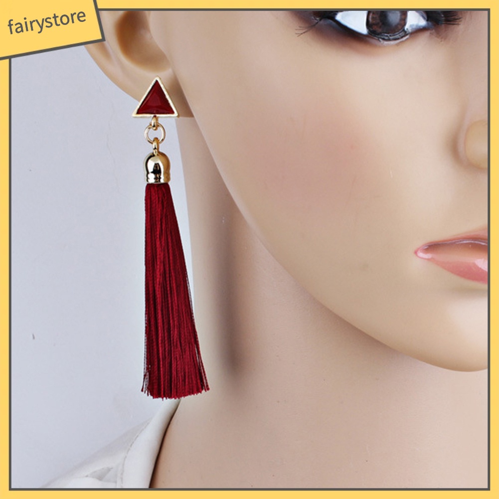 Khuyên tai dáng dài phong cách thời trang Bohemian nữ