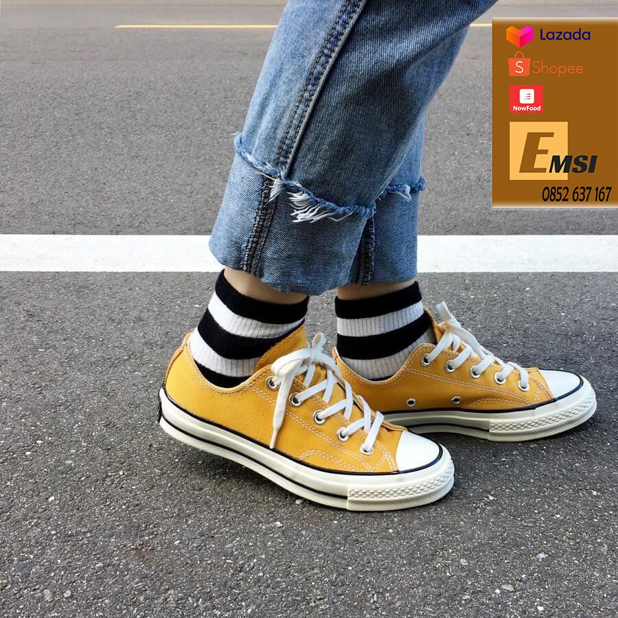 Giày sneakers Converse 1970s Họa Tiết Hoa Hướng Dương Cá Tính
