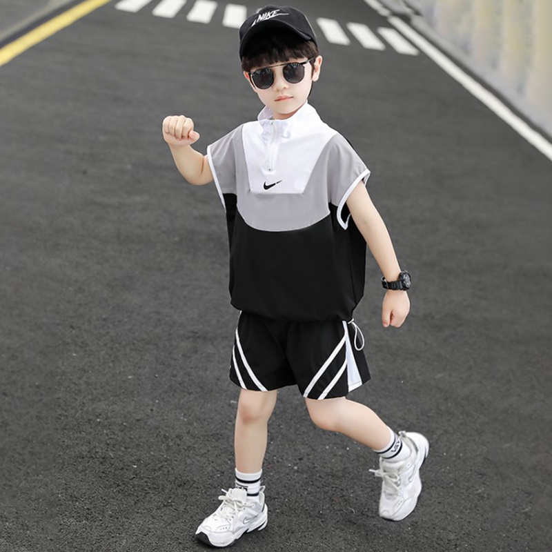 Set Đồ Thể Thao Ngắn Tay Thời Trang Mùa Hè Cho Bé