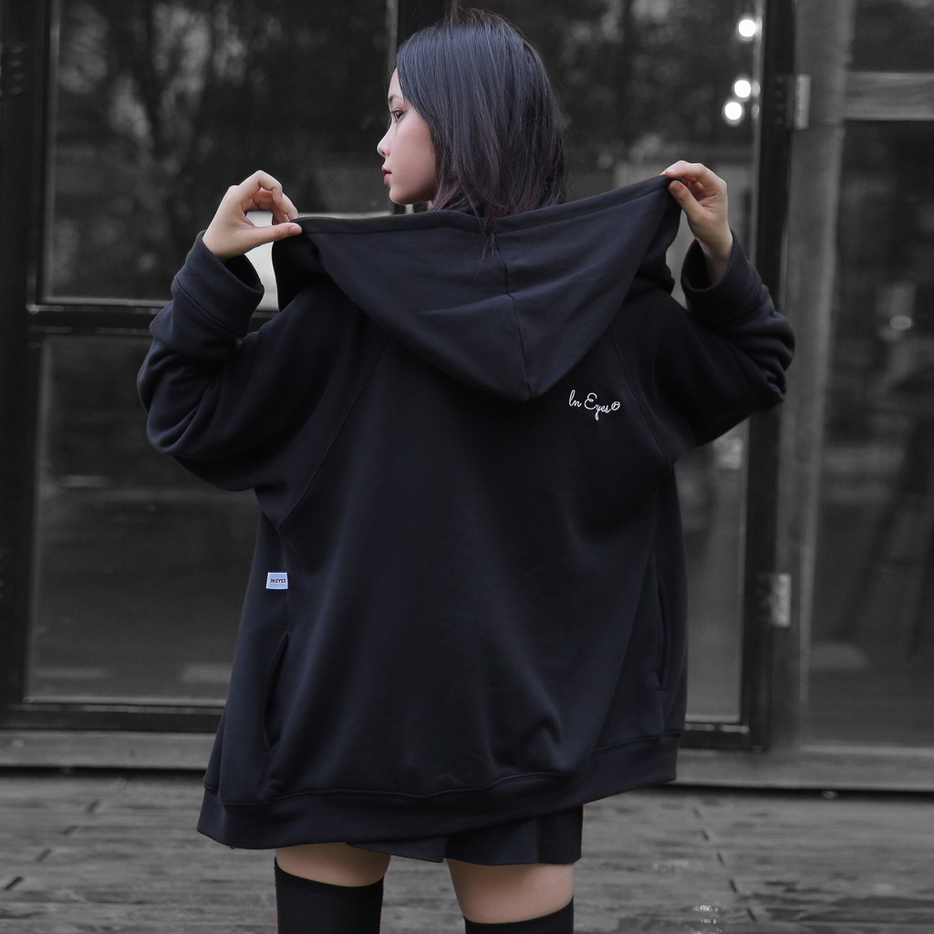 FULLZIP HOODIE BLACK by IN EYES | BigBuy360 - bigbuy360.vn