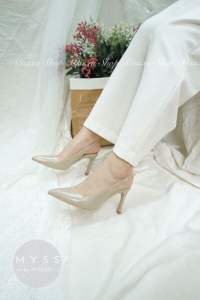 Giày nữ sling back 9 cm thời trang MYSS - CG181