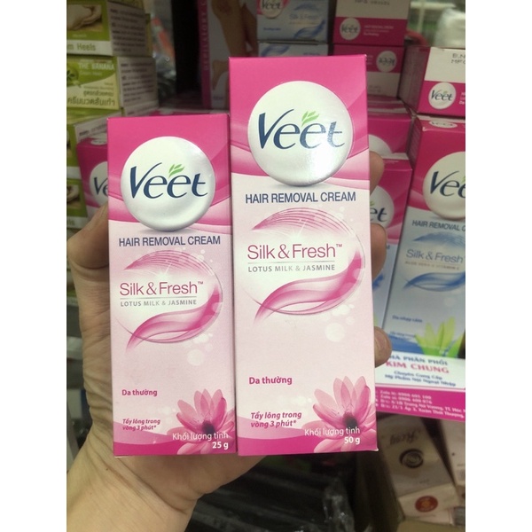 Kem tẩy lông Veet Hair Removal Cream Silk &amp; Fresh