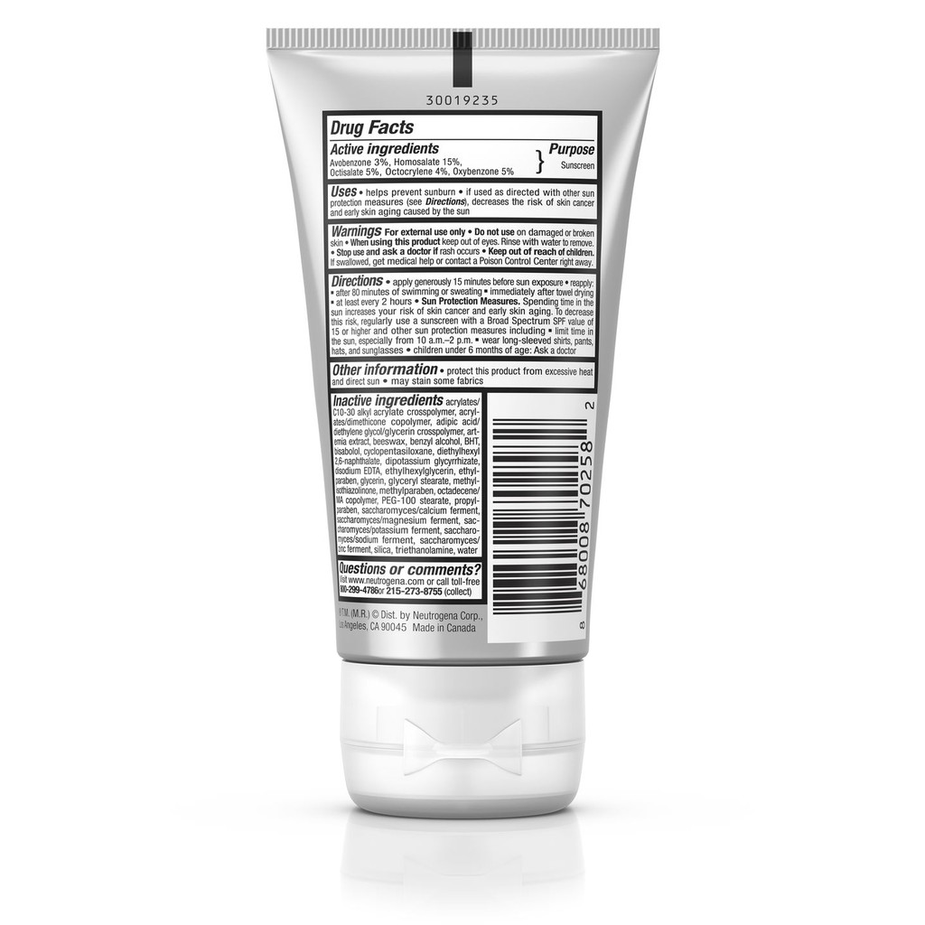 Kem chống nắng Neutrogena Sport Face Oil Free Lotion SPF70 (73ml)