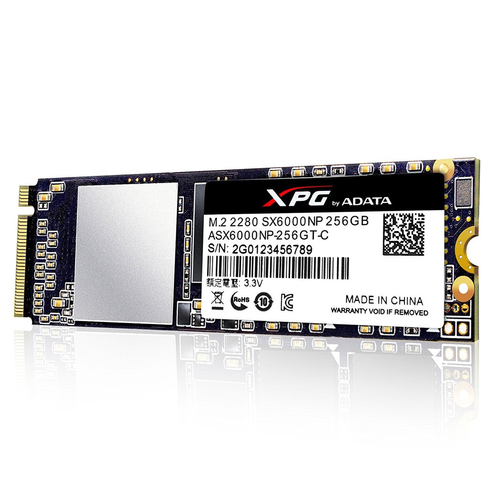 m2 PCIe Adata ASX6000LNP 256GB PCIe NVMe 3x4 (Doc 1800MB/s, Ghi 900MB/s)