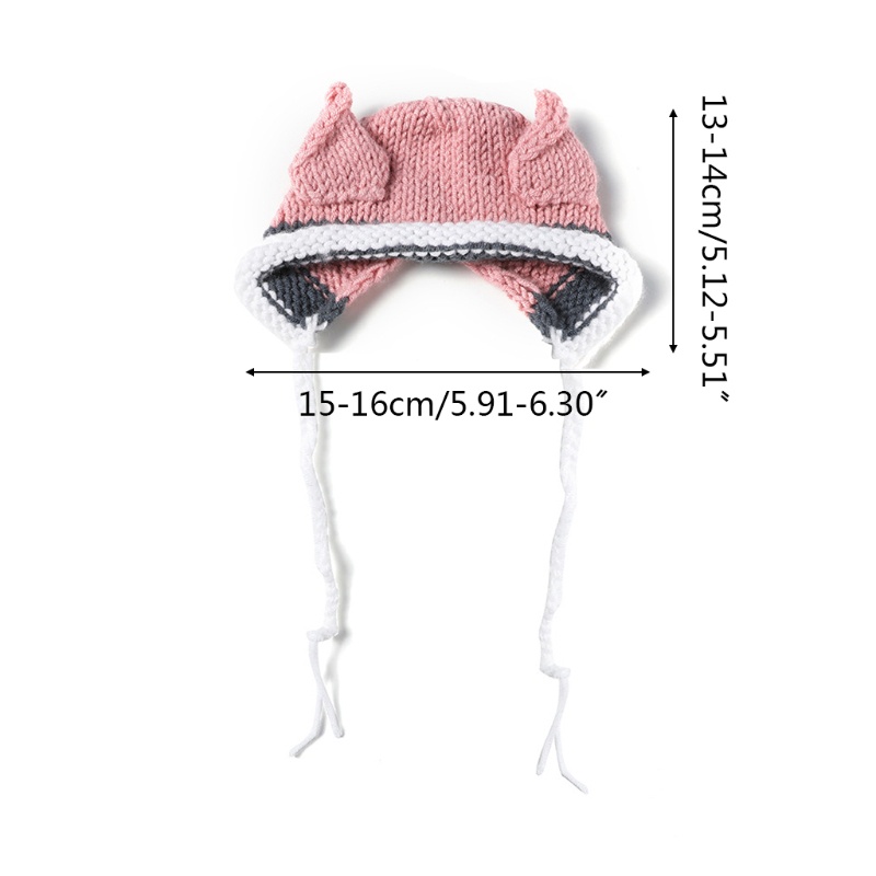 Mũ Beanie Đan Len Dễ Thương Làm Phụ Kiện Chụp Ảnh Cho Bé Sơ Sinh
