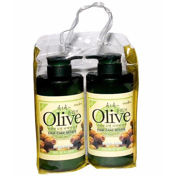 Bộ dầu gội và dâu xả OLIVE 800ml/chai