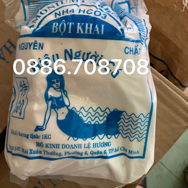 Bột khai thực phẩm Nàng tiên cá 1kg (dùng trong nhuộm vải,làm bánh )