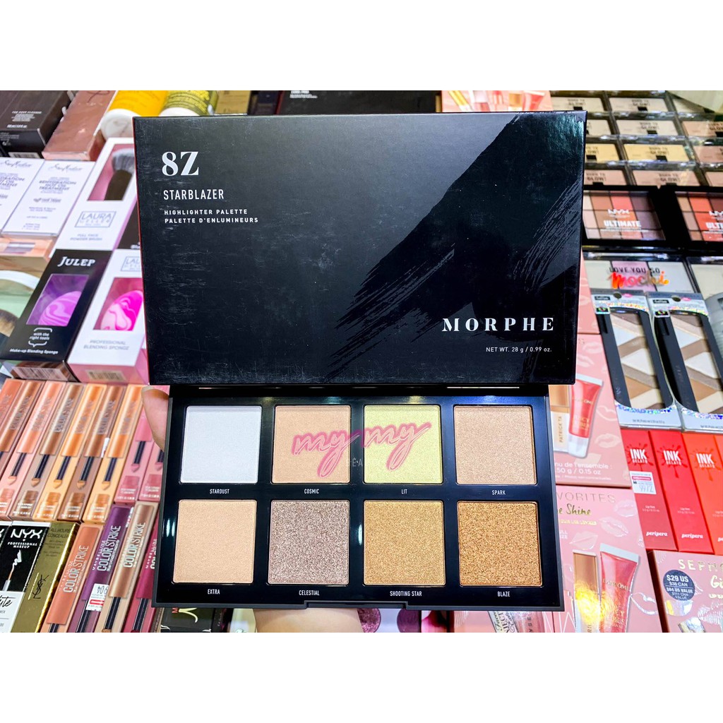 Morphe - Bảng Phấn Bắt Sáng Morphe 8Z Starblazer Highlighter Palette 28g