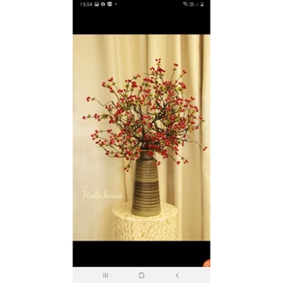 Cành chery cổ trang trí bình lọ. hoa giả trang trí
