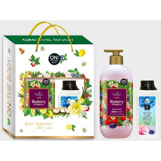HỘP QUÀ SỮA TẮM THIÊN NHIÊN ON THE BODY 500G (TẶNG DẦU GỘI ELASTINE 120ML)