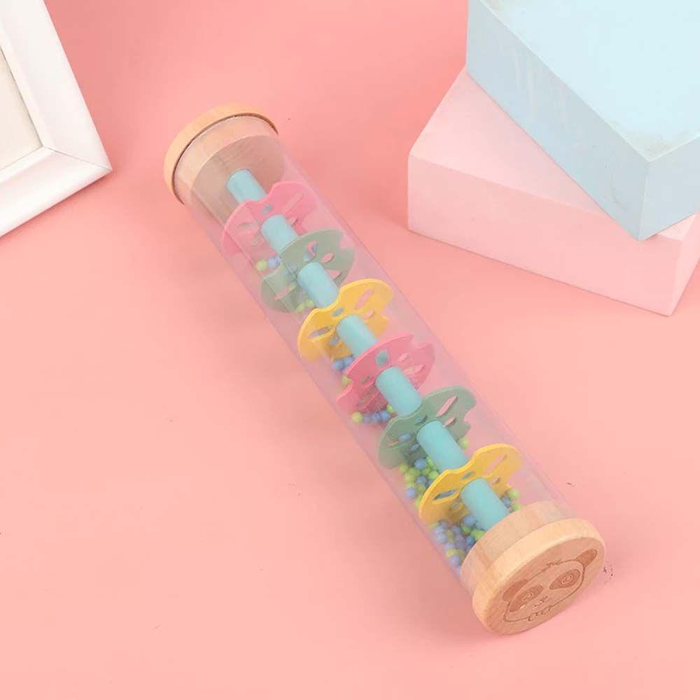 IVORY Đồ Chơi Lắc Tạo Âm Thanh Hình Đồng Hồ Cát Màu Cầu Vồng Cho Bé