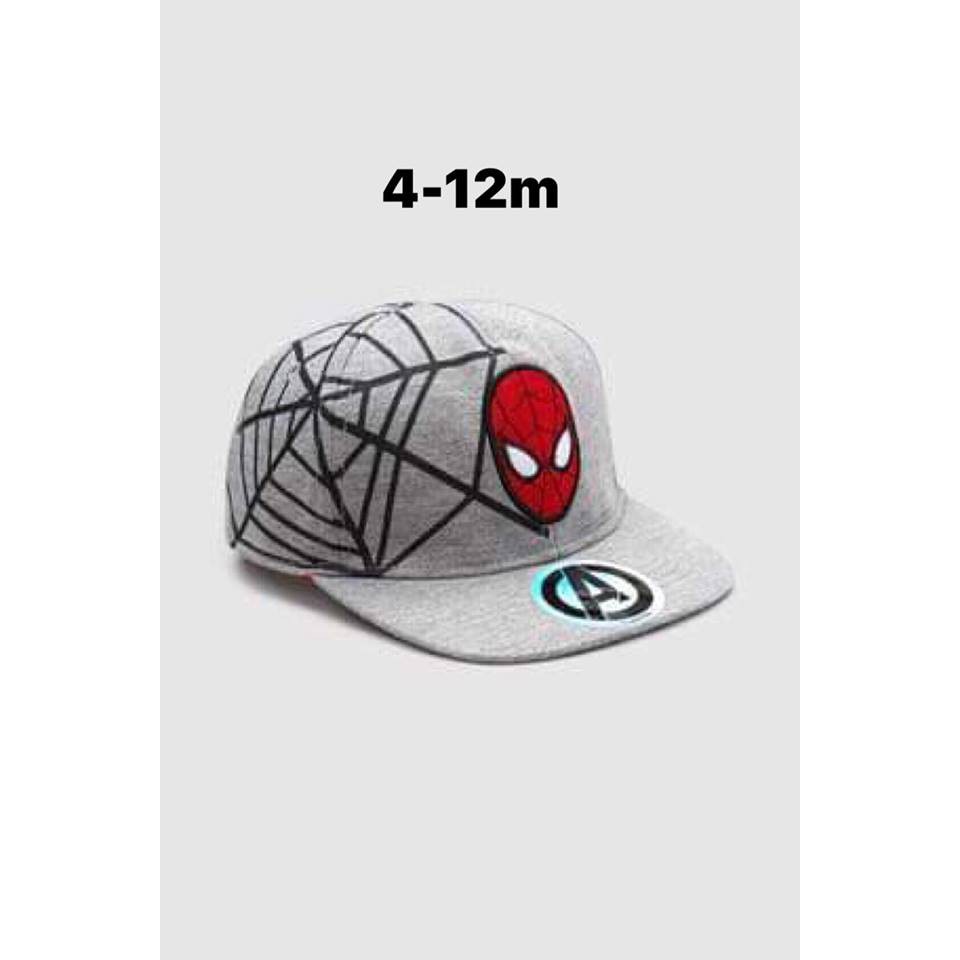 Mũ Spiderman xám