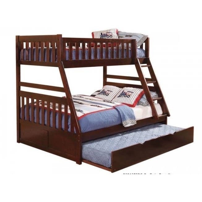 Giường 3 Tầng BF014 Nâu