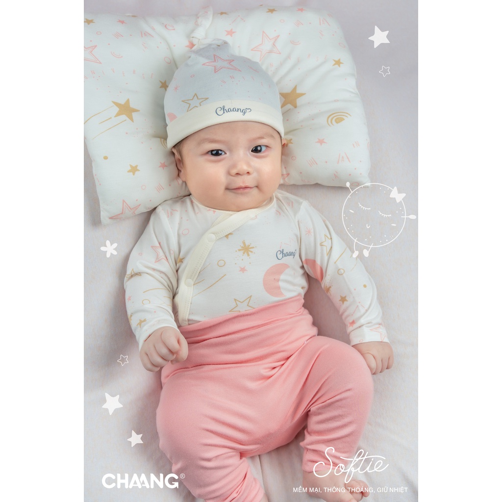 Chaang set 2 quần dài Chaang Cosmos giữ ấm cho bé sơ sinh AW22D13