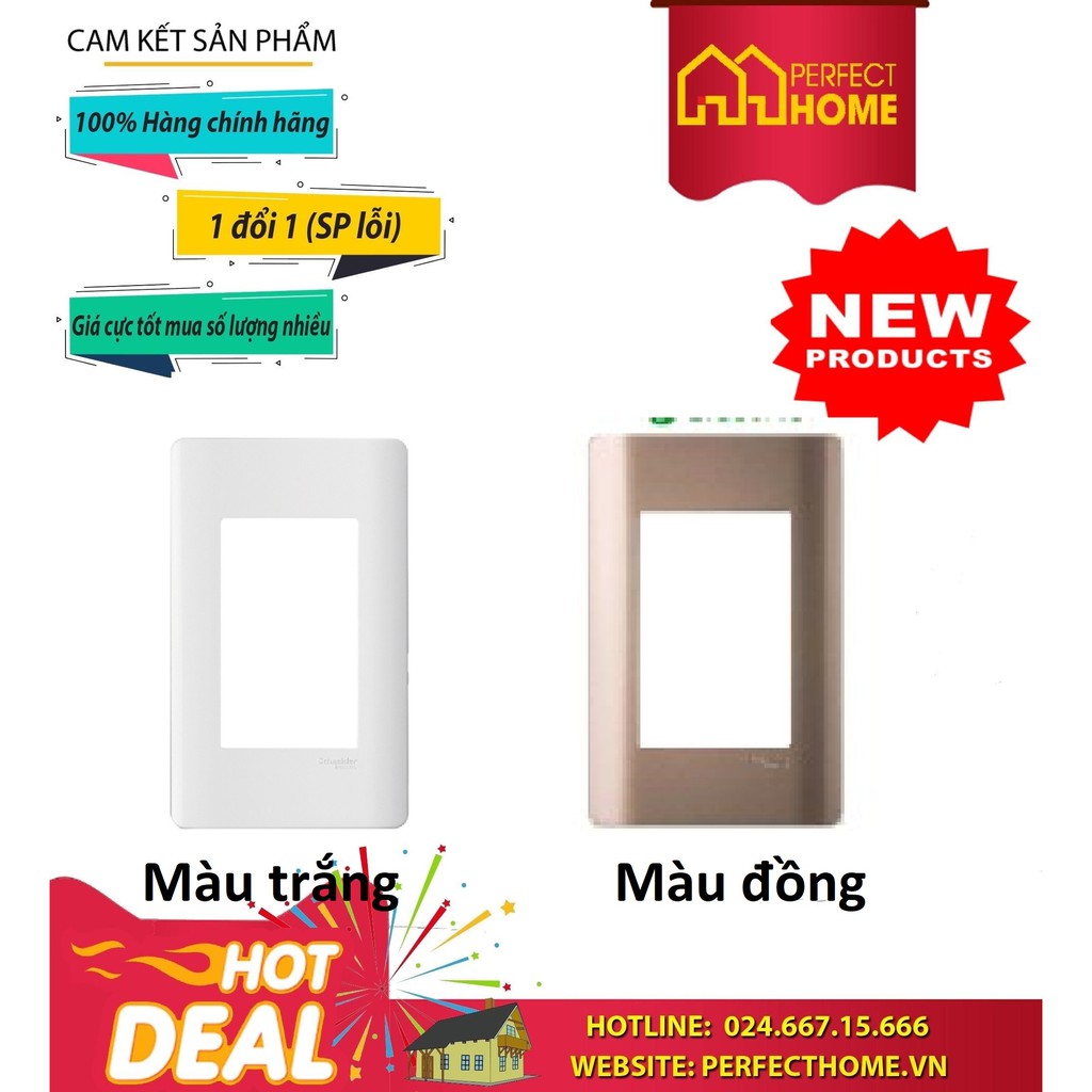 Mặt cho 3 thiết bị A8401L_WE_G19 màu trắng, A8401L_SZ_G19 màu đồng ánh bạc, size L Schneider Zencelo