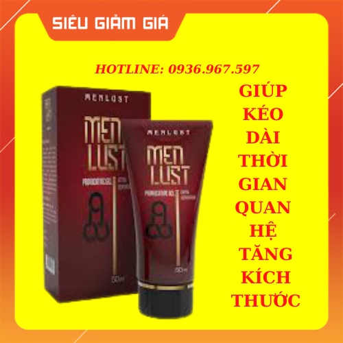GEL SINH LÝ MENLUST Tăng Khả Năng Nam Giới Giải Quyết Chuyện Thầm Kín Phái Mạnh