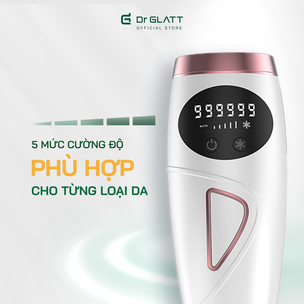 Máy triệt lông mini công nghệ mới triệt lông vĩnh viễn DR GLATT IPL 2.0