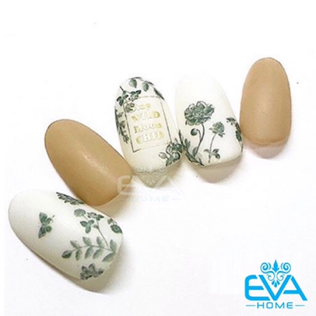 Miếng Dán Móng Tay 3D Nail Sticker Tráng Trí Hoạ Tiết Bông Hoa HY238