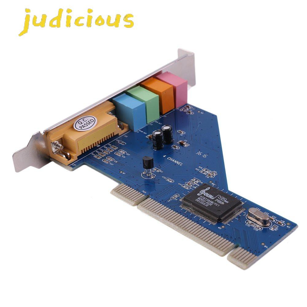 Card Âm Thanh 4 Kênh 5.1 3d Pci Cho Pc Windows Xp / Vista / 7 | BigBuy360 - bigbuy360.vn
