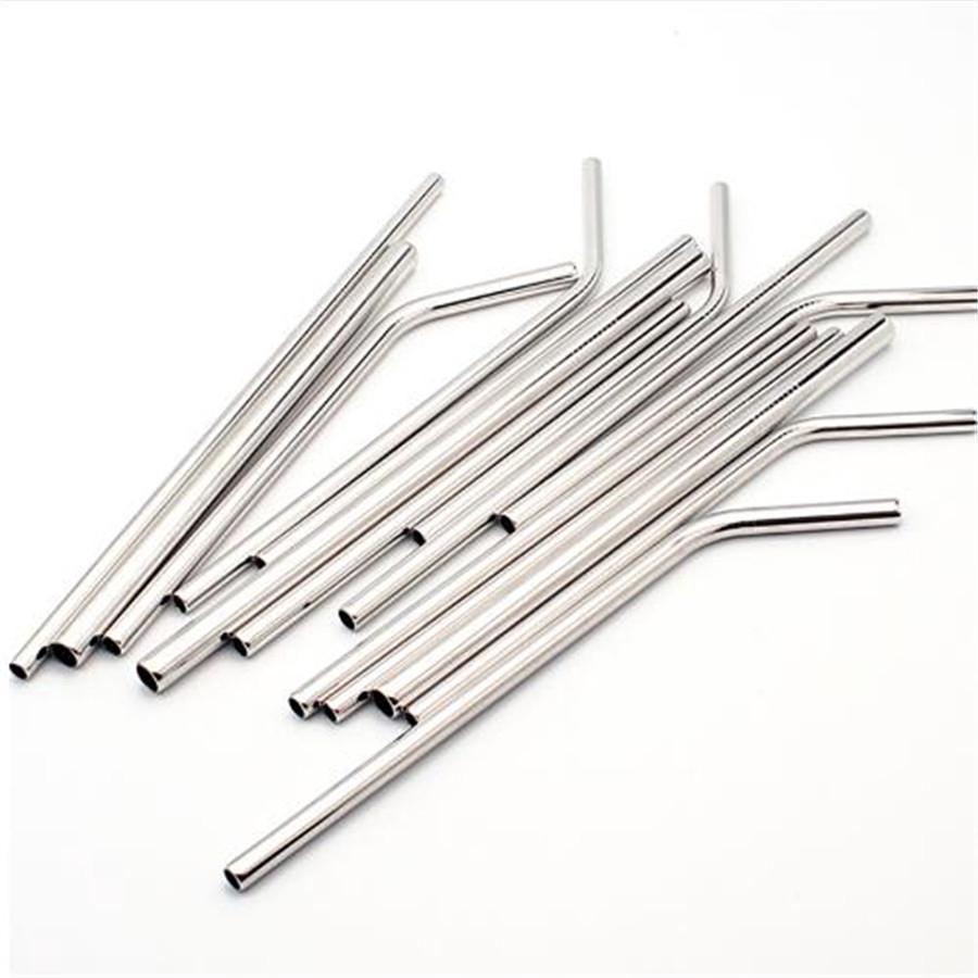 Ống hút kim loại chất liệu thép không gỉ với bàn chải làm sạch