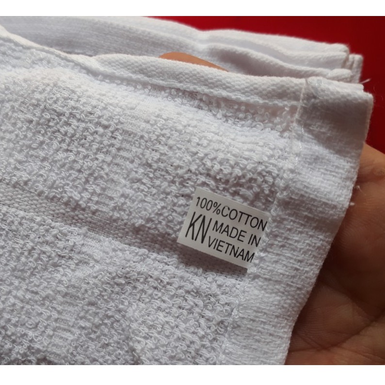 Khăn lau chén bát ly, lau tay khăn ăn dùng 1 lần trắng vuông cotton