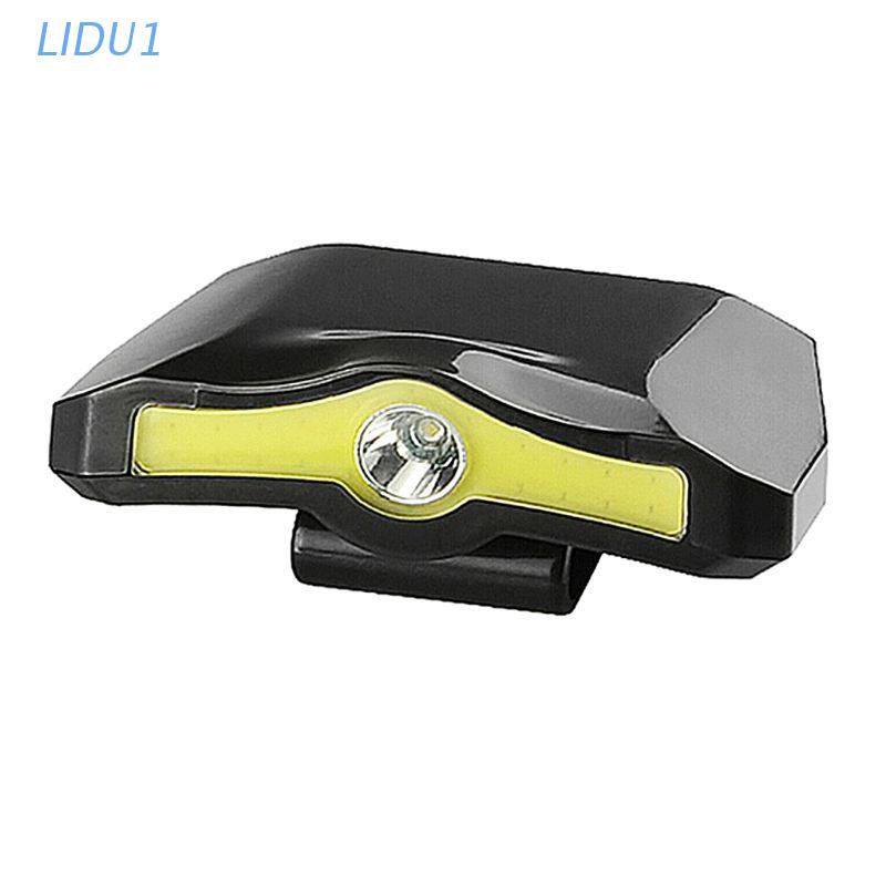 Đèn led cob Lidu1 Xpe xoay 90 độ có kẹp gắn mũ tiện dụng cho hoạt động ngoài trời