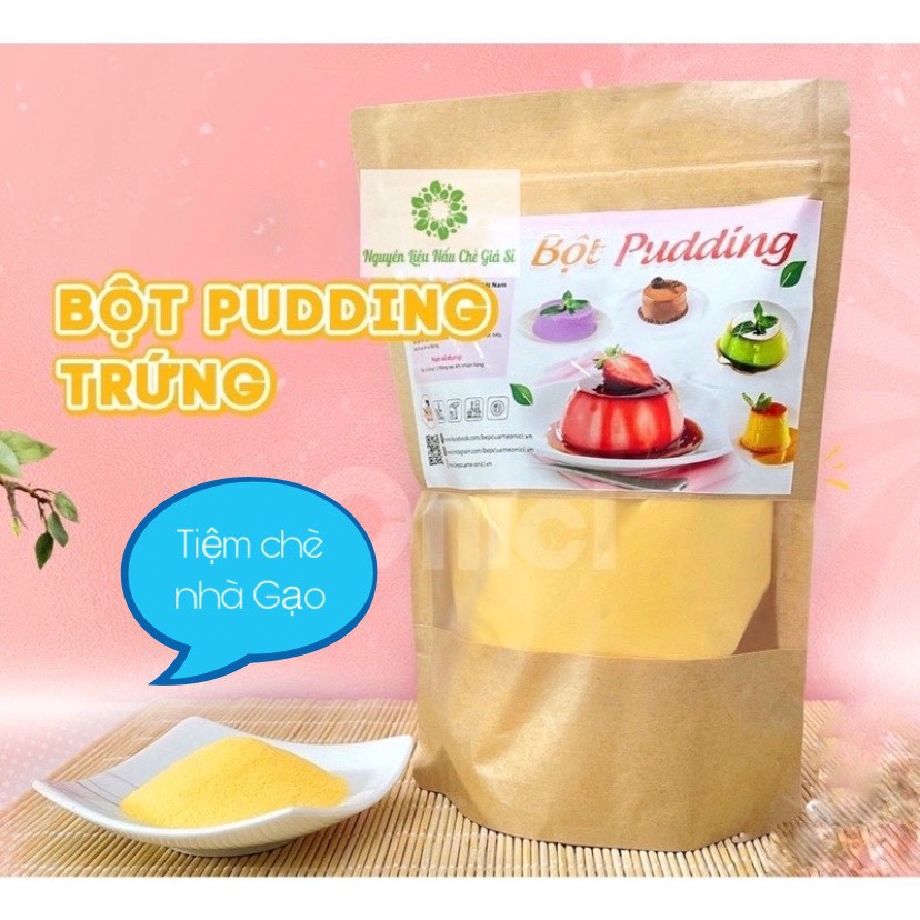 BỘT PUDDING LÀM THẠCH TRÀ SỮA (50gram/100gram)