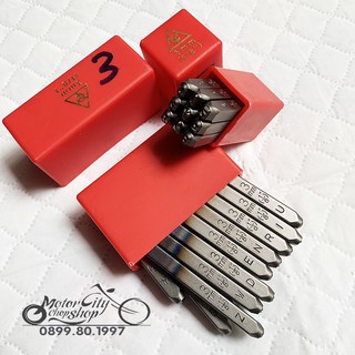 COMBO BỘ ĐỤC ĐÓNG CHỮ VÀ SỐ 3mm