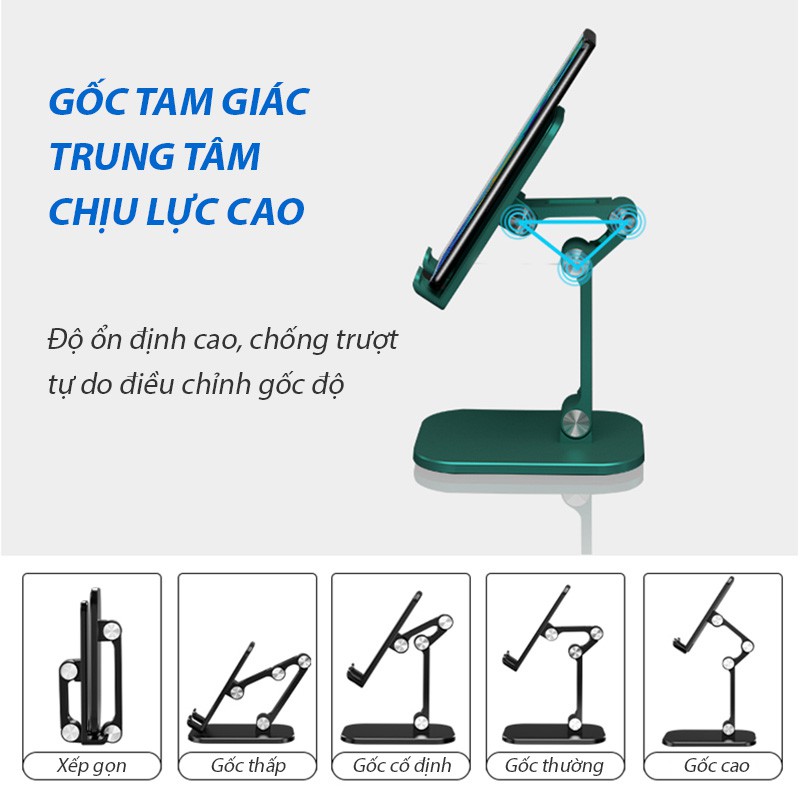 Giá Đỡ Điện Thoại CLOVERB Stand Điều Chỉnh Đa Gốc Độ, Có Thể Gấp Gọn Dùng Để Học Online Xem Phim, Facetime, Tiktok, Live