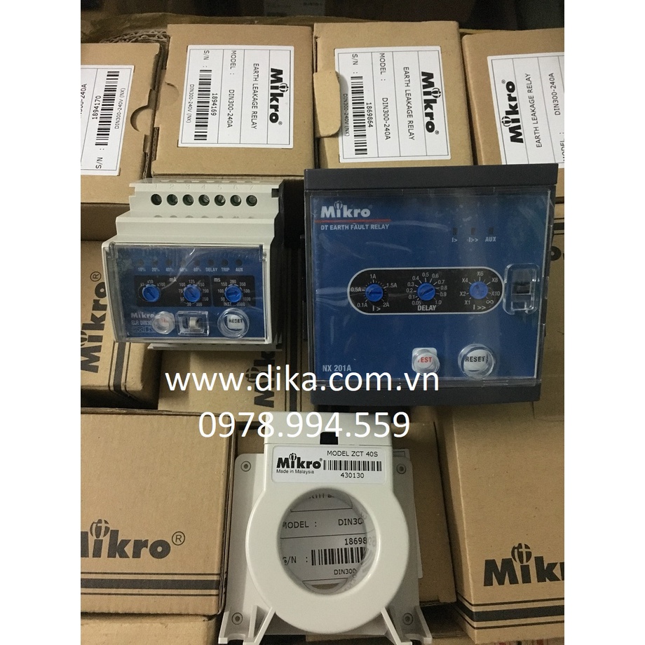 Rơle bảo vệ dòng rò DIN300-240A