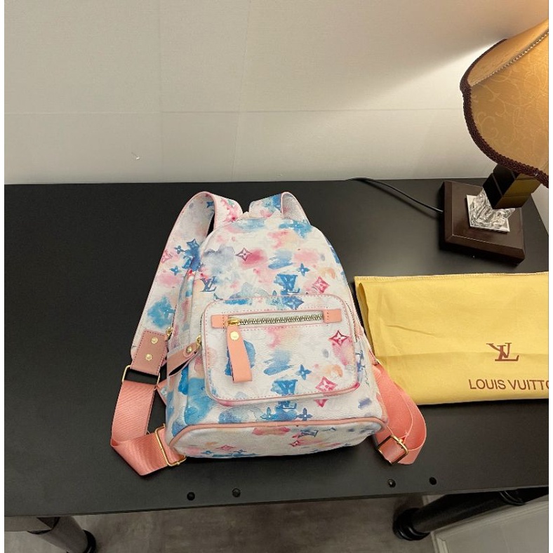 Balo thời trang lv 2 màu xinh xĩu size 25cm