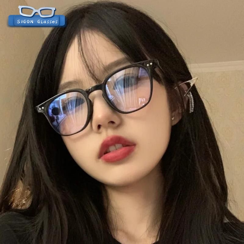Kính Mát Gọng Vuông Chống Bức Xạ Thời Trang Cho Nam Nữ