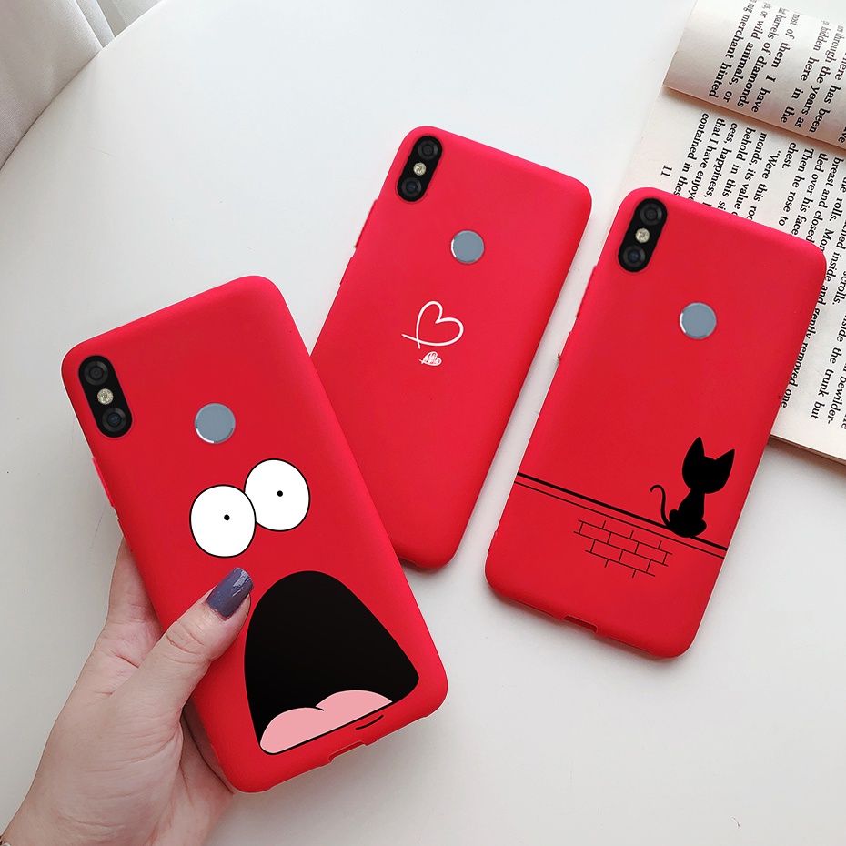 Ốp Điện Thoại TPU Dẻo Họa Tiết Hoạt Hình Chú Mèo Dễ Thương Cho Xiaomi Redmi note 5 pro