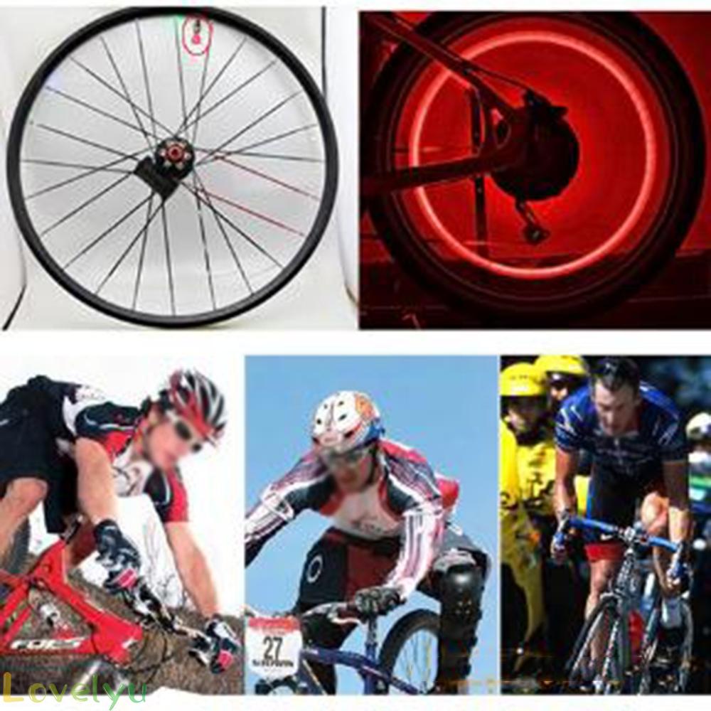 ◀READY▶2pcs Motorcycle Flash Light Lamp Bicycle Tire Wheel Valve Protect Air tap# Good Quality