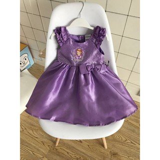 Váy elsa tím hàng xuất disney114