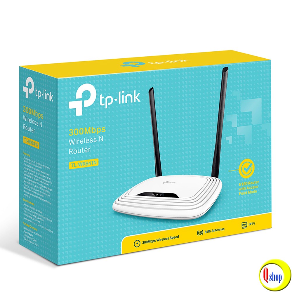 Bộ phát wifi TP-Link 841N chuẩn N tốc độ 300Mbps 2 ăngten