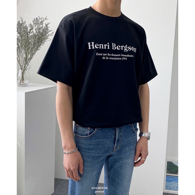 Áo Thun - Henri Bergson T-Shirt (Black)