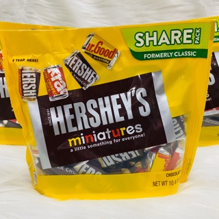 [Date 03/2021]-Socola hershey 4 vị miniature 294g của Mỹ