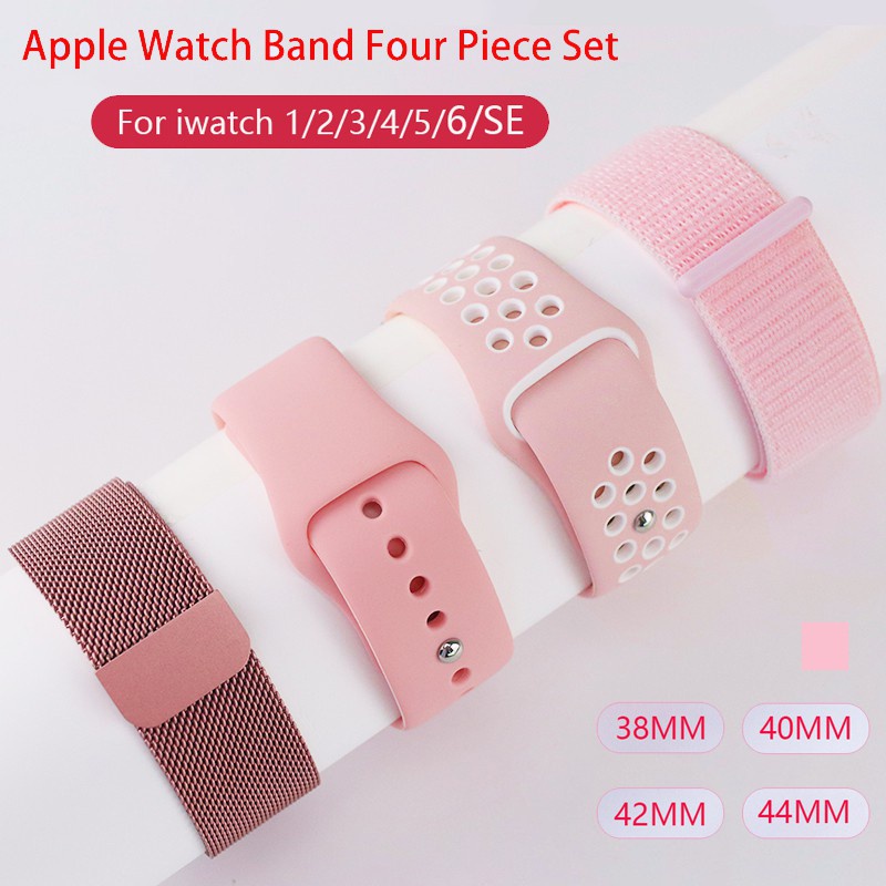 Dây Đeo Đồng Hồ Apple 38 / 40mm 42 / 44mm Cho Iwatch Series 6 / Se / 5 / 4 / 3 / 2 / 1