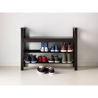 Kệ giầy kèm băng ghế HEMNES 85x32  IKEA chính hãng ( có sẵn)