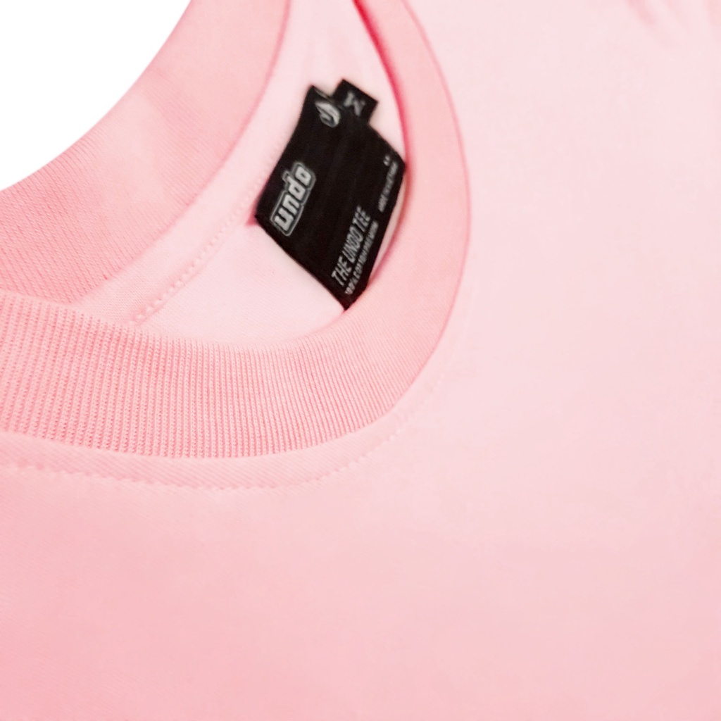 Áo Thun Unisex Undo Uners Màu Hồng 100% Standard Cotton - Local Brand Chính Hãng