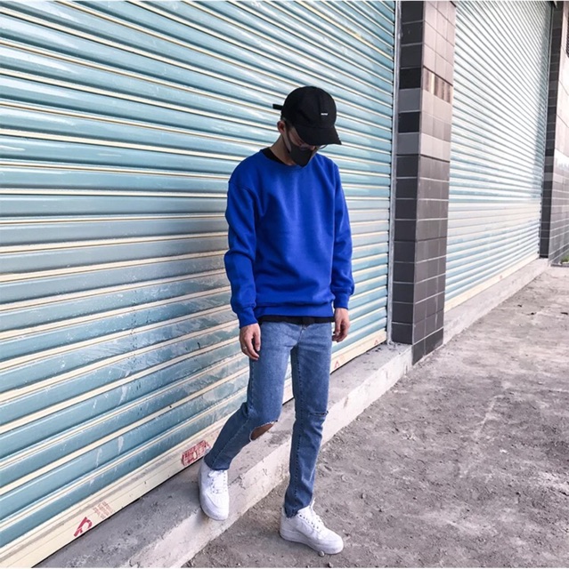 ( Mua 1 tặng 1 phần quà ) KÈM HÌNH THẬT, DÁNG ULZzang, có BIGSIZE ngoại cỡ, Áo sweater PHỐI LOGO TAY | BigBuy360 - bigbuy360.vn