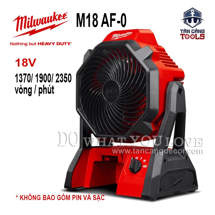 QUẠT CHẠY PIN MILWAUKEE M18 AF-0