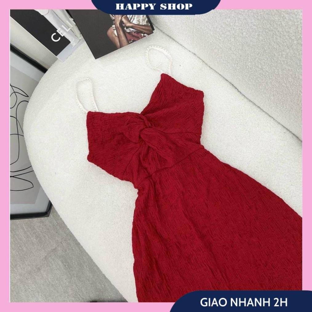 Set Đầm Đỏ, Váy 2 Dây Xoắn Ngực Kèm Áo Khoác Nữ Dáng Ngắn Tay Dài Phong Cách Thời Trang Trẻ Trung, Năng Động Cho Bạn Nữ | BigBuy360 - bigbuy360.vn