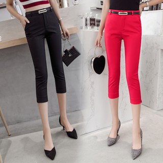 Quần lửng công sở nữ phong cách Hàn Quốc thời trang