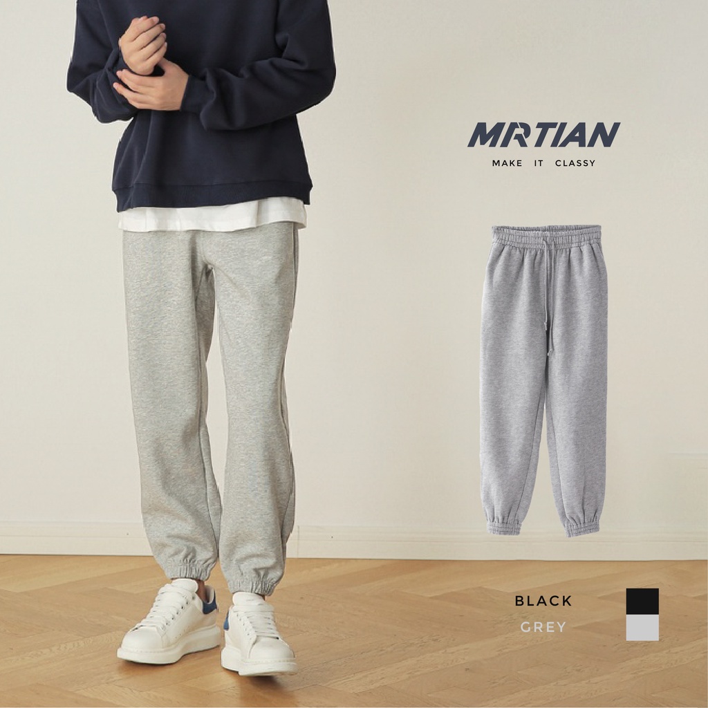 Quần jogger nỉ Finn MARTIAN cạp chung bo gấu quần nỉ da cá năng động form rộng cá tính unisex hiphop