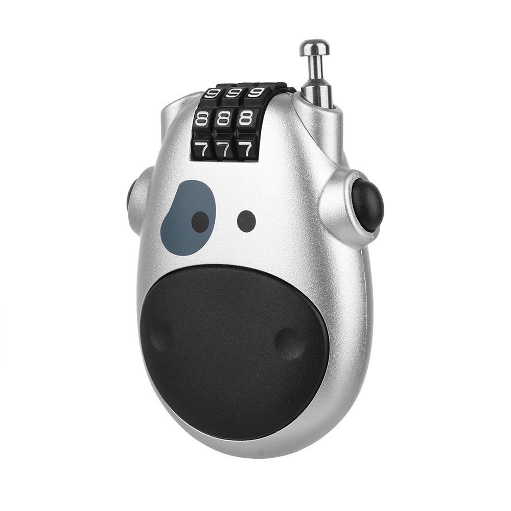 Khóa Số Có Dây Cáp Chống Trộm Gắn Mũ Bảo Hiểm Xe Máy Tiện Dụng