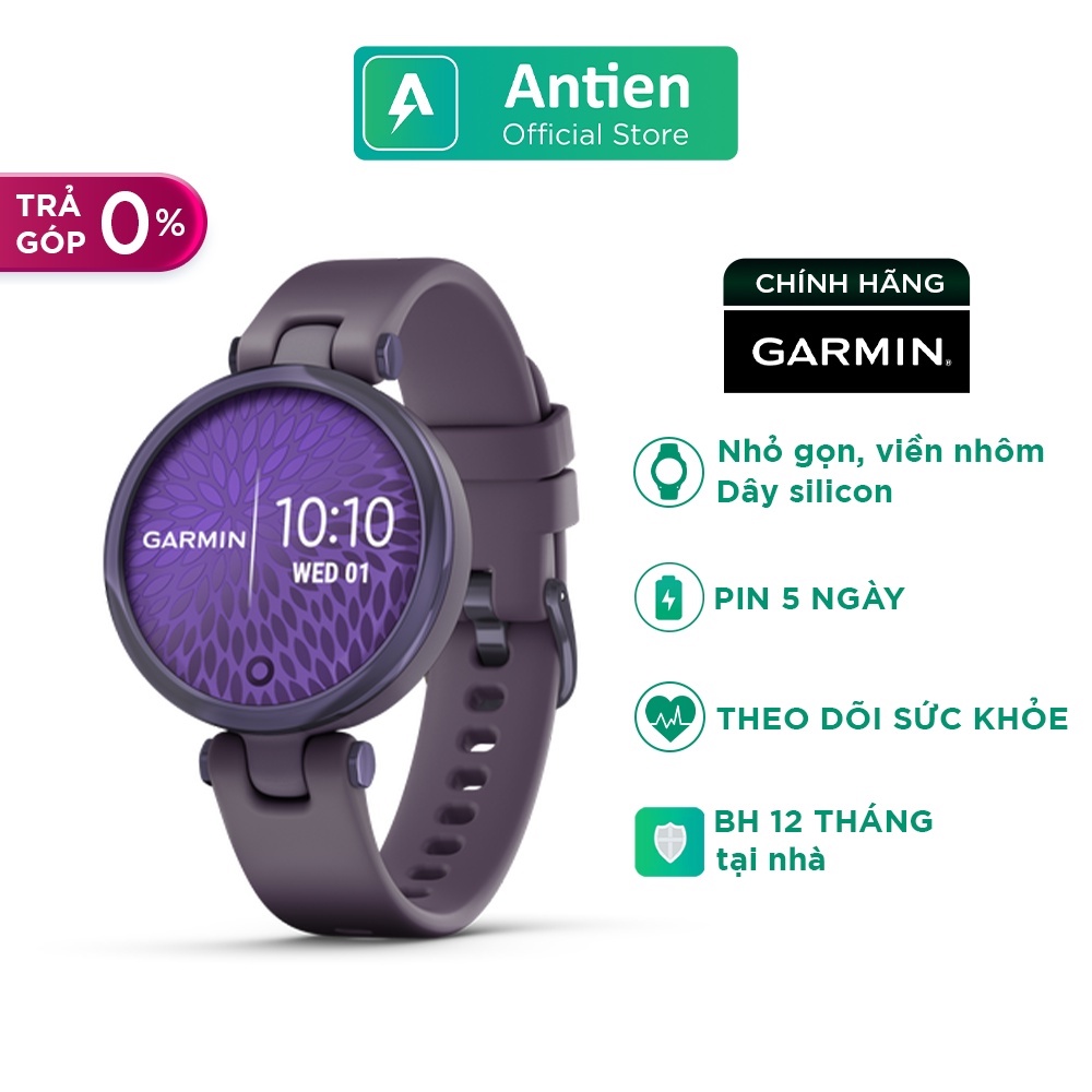 Đồng hồ thông minh nữ Garmin Lily Sport Dây Silicon Chính hãng bảo hành 12 tháng