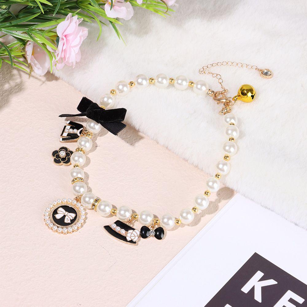 SUSANS Pet   Collar Fashion Pet Products Adjustable Puppy Accessories Bow Dog Bell
